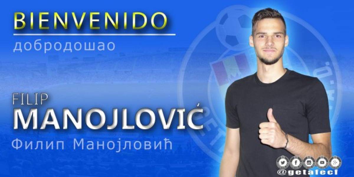 El portero serbio Filip Manojlovic llega al Getafe para las próximas cuatro temporadas.