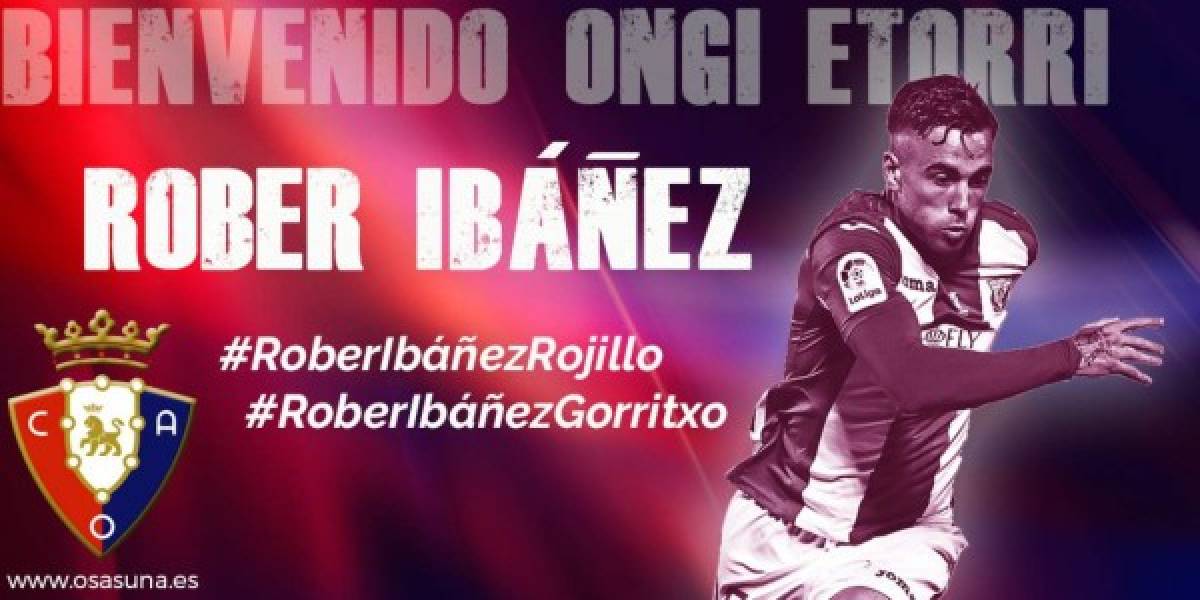 Robert Ibáñez firma con el Getafe hasta 2021 y se marcha cedido al Osasuna hasta final de temporada.