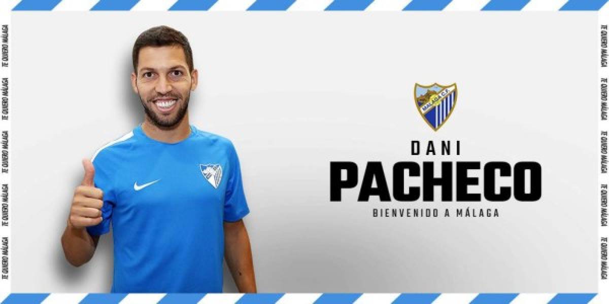 El Málaga ha fichado al extremo Dani Pacheco. Firma hasta junio de 2021.