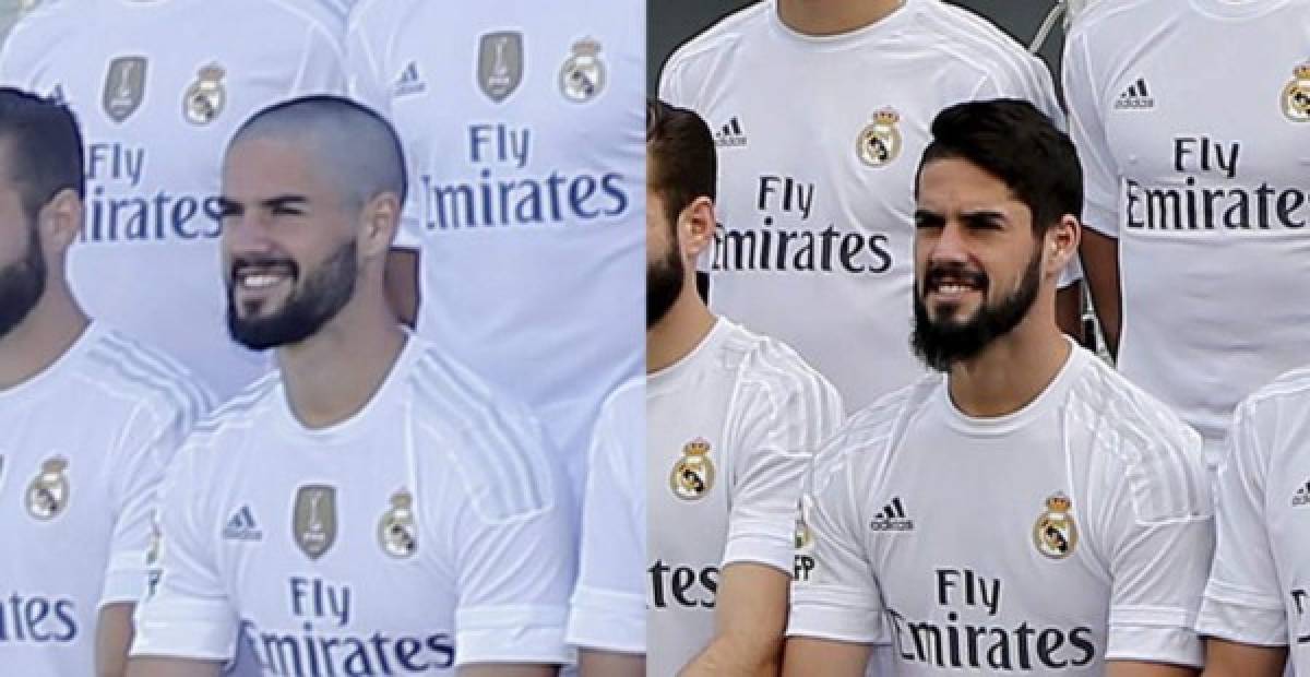 Isco cambia de look: del rapado integral al flequillo más moderno. (RealMadrid.com)