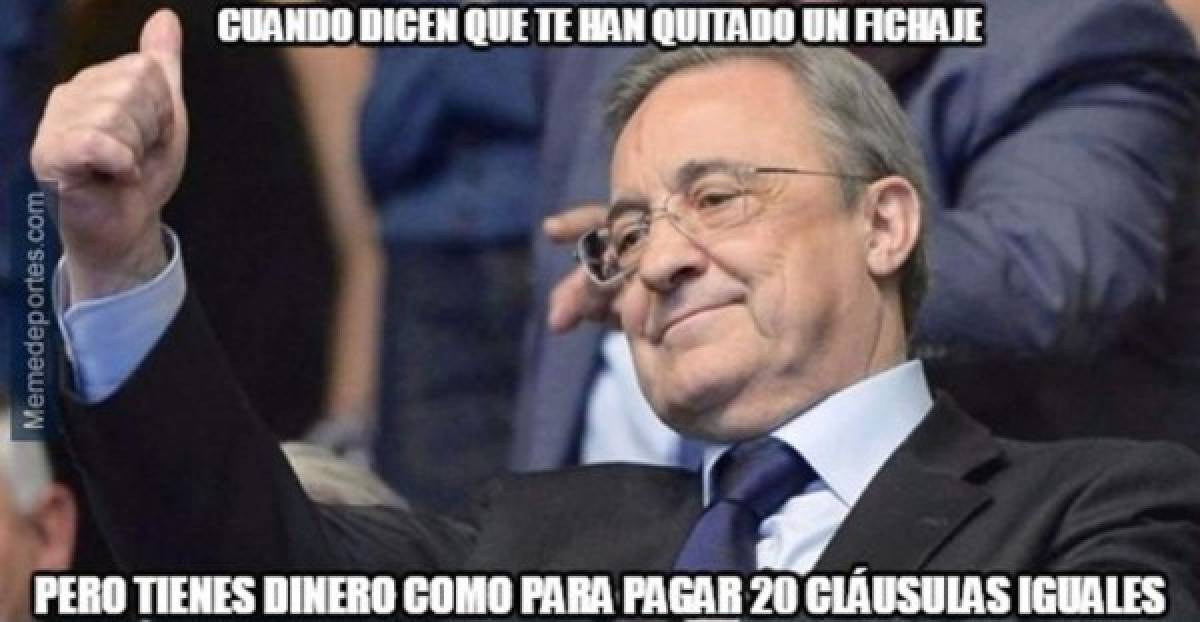 No veo a Florentino Pérez muy preocupado.