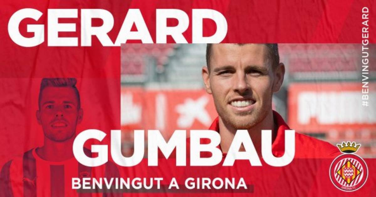 Nuevo fichaje del Girona. El Leganés y el equipo culé han llegado a un acuerdo para el traspaso del centrocampista Gerard Gumbau, de 24 años, hasta el 2022, el club albirrojo deberá pagar 500,000 euros por su traspaso.