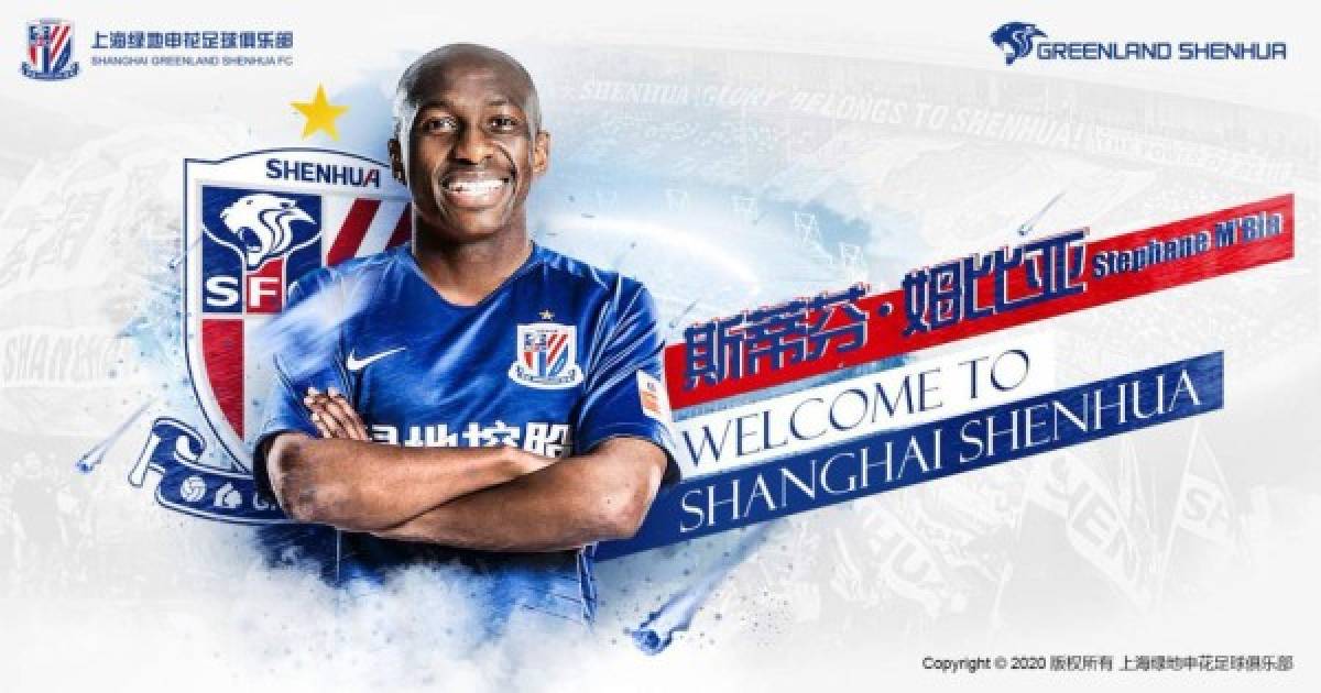 El Shanghai Shenhua ha anunciado el fichaje del defensa camerunés Stephane M'Bia, que llega procedente del Wuhan Zall.