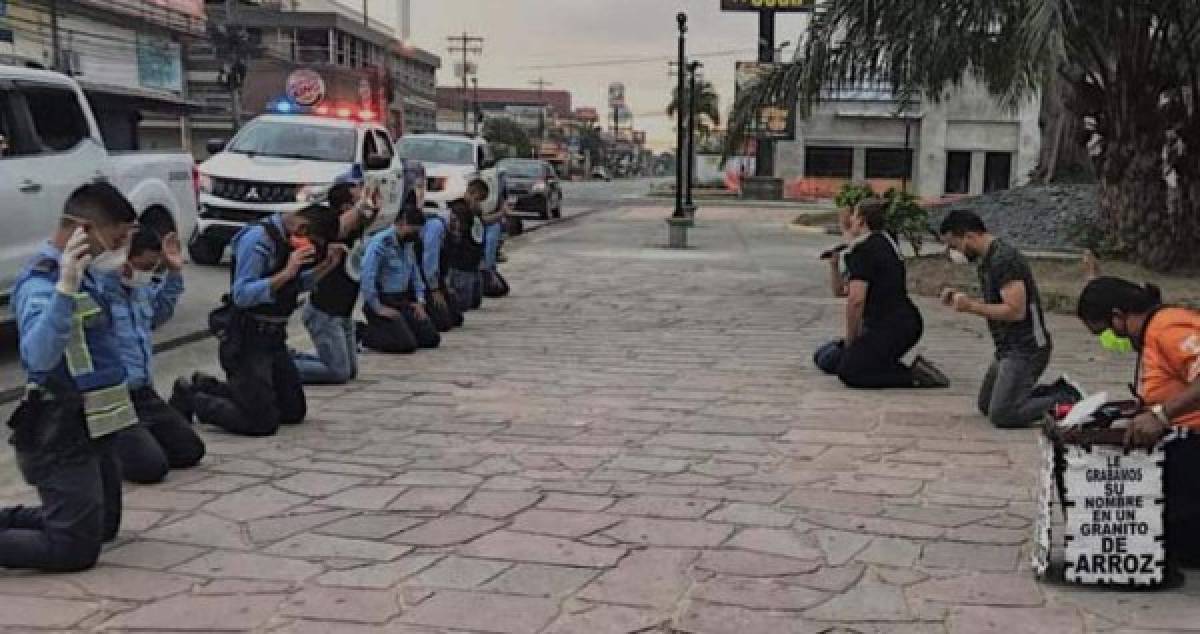 Derick Hulse tuvo la jornada de oración por Honduras el pasado lunes desde horas muy tempranas de la mañana.