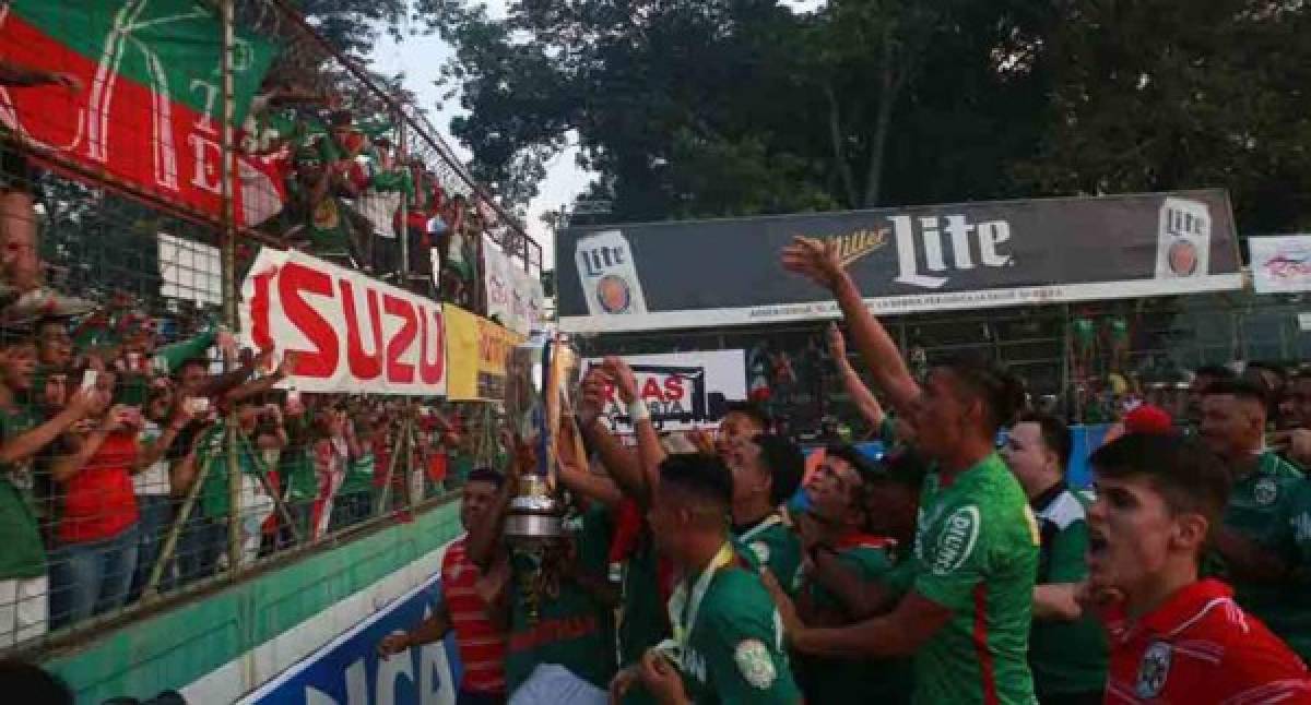 El Marathón celebró con su gente la ansiada novena, no eran campeones desde el 2009.