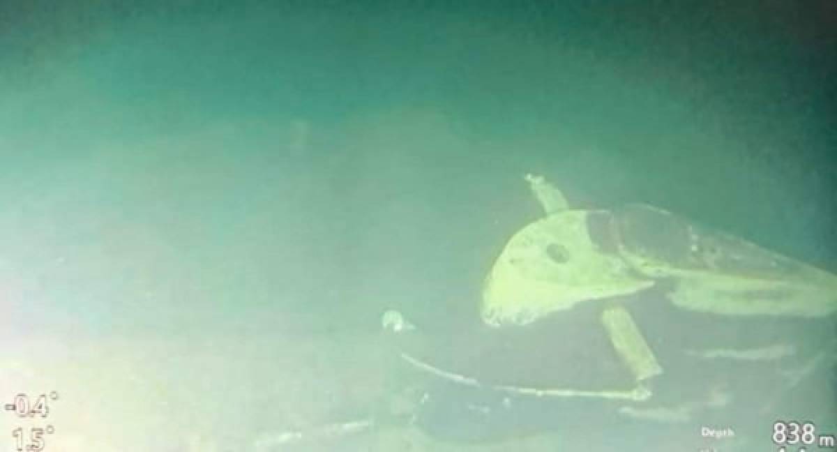 El submarino fue encontrado seccionado en tres partes en el lecho marino frente a Bali.