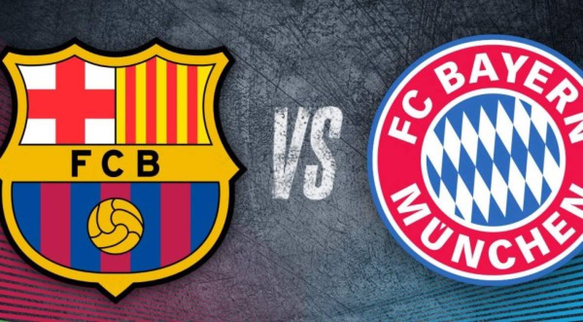 El choque entre Barcelona vs Bayern Múnich da inicio este martes 14 de septiembre a partir de la 1:00pm, horario de Honduras. Lo podrás ver por la señal de ESPN.