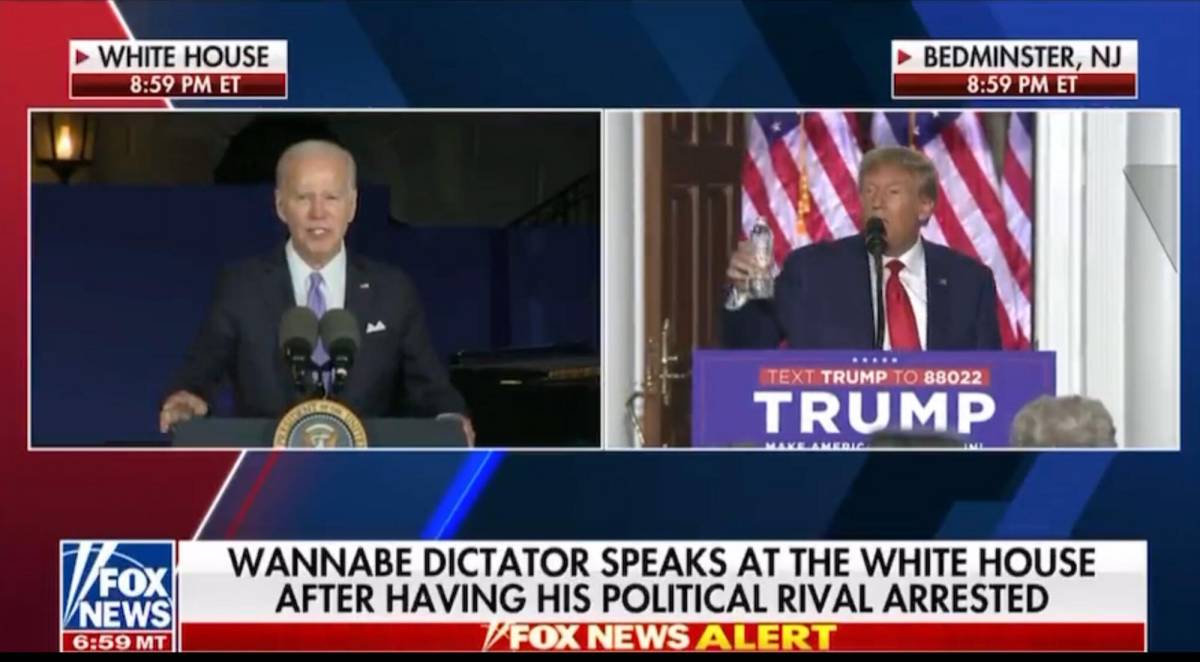 Fox News llama a Biden “aspirante a dictador” tras inculpación de Trump