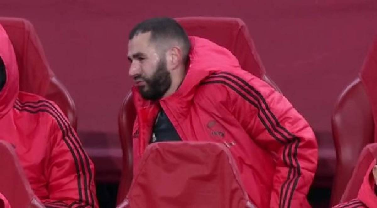 Karim Benzema hizo saltar las alarmas en el Real Madrid tras salir lesionado en el minuto 72, cuando el marcador estaba 0-1.