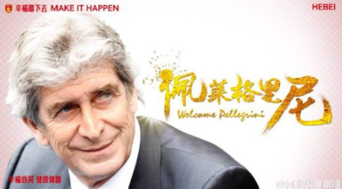 Manuel Pellegrini se va al Hebei China Fortune. El chileno llega a uno de los 'nuevos ricos' del fútbol chino. El nuevo equipo del ex del Manchester City marcha actualmente en la quinta posición de la tabla de la Superliga china, a falta de siete jornadas para acabar el campeonato.