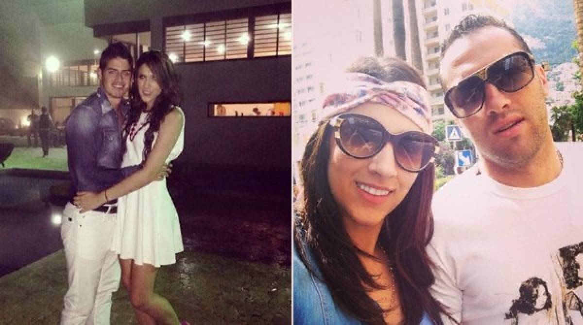 Daniela Ospina, hermana del arquero Daniel del Arsenal y esposa del volante colombiano James Rodríguez.