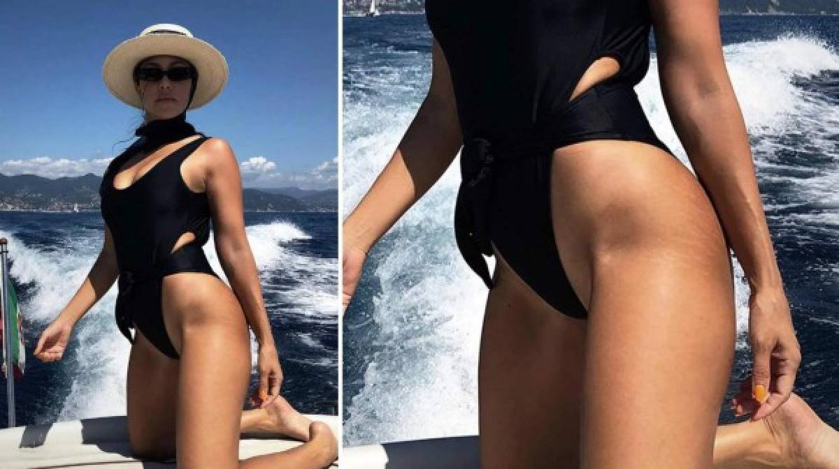 Kourtney Kardashian<br/><br/>La mayor del famoso clan Kardashian Jenner dejó ver una vez más su aspecto natural al compartir una fotografía en traje de baño en la que podrían apreciarse las estrías entre su cadera y pierna. Su público le agradeció no haber editado la instantánea y por mostrar con naturalidad sus estrías que, como ella misma dijo, no le molestan en lo absoluto.