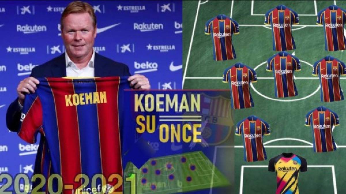 La prensa española ha revelado el nuevo sistema de juego que pretende implementar Ronald Koeman en el Barcelona en la nueva temporada. El estratega holandés pretende revolucionar con la alineación.