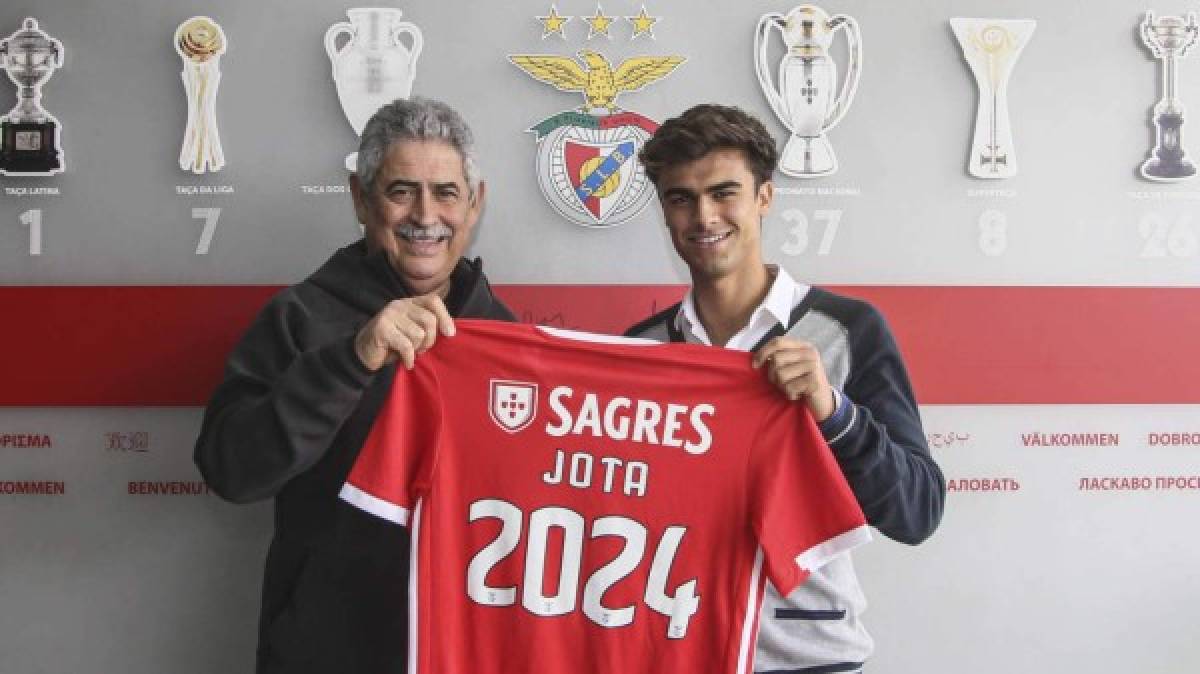 El extremo internacional Sub-21 por Portugal, Joao Pedro Neves Filipe 'Jota' (20), llegó a un acuerdo con los dirigentes del Benfica para prolongar su contrato hasta mediados de 2024.