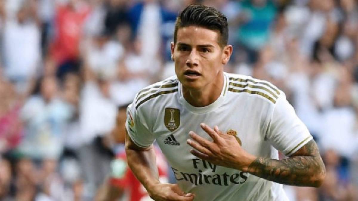 James Rodríguez:Clubes como el Manchester United, Milan, Inter y Arsenal se han interesado en el mediocampista colombiano que dejará al Real Madrid.