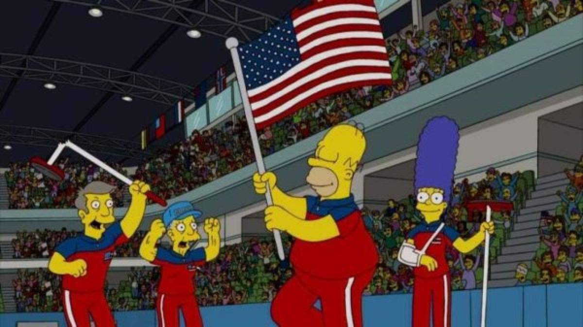 Victoria del equipo estadounidense de curlin en los Juegos Olímpicos<br/><br/>Fecha de emisión original: 14 de febrero de 2010<br/>Fecha en la que se volvió realidad: 24 de febrero de 2018<br/><br/>En los Juegos Olímpicos de 2018, el equipo estadounidense de curlin masculino logró una victoria luego de varias remontadas, lo que disgustó a los suecos, los favoritos para la medalla de oro. Nadie se lo vio venir... excepto, claro está, Los Simpson. Años anteriores, Homero y Marge ganaron dobles mixtos de oro para el equipo estadounidense en los Juegos Olímpicos, cuando remontaron el juego y obtuvieron una victoria contra, nada más ni nada menos, que Suecia.<br/>