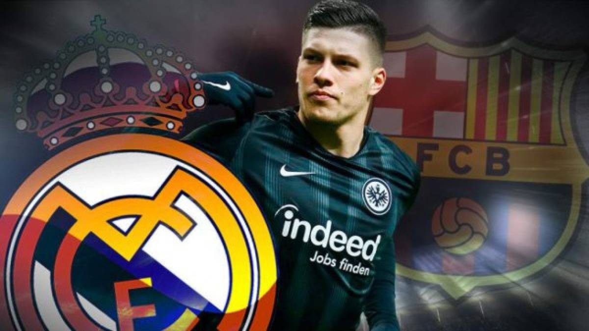 Luka Jović: El delantero serbio de 21 años de edad es uno de los atacantes que quieren en el Barcelona, aunque también se lo disputa el Real Madrid. El ariete es la figura del Frankfurt de Alemania.