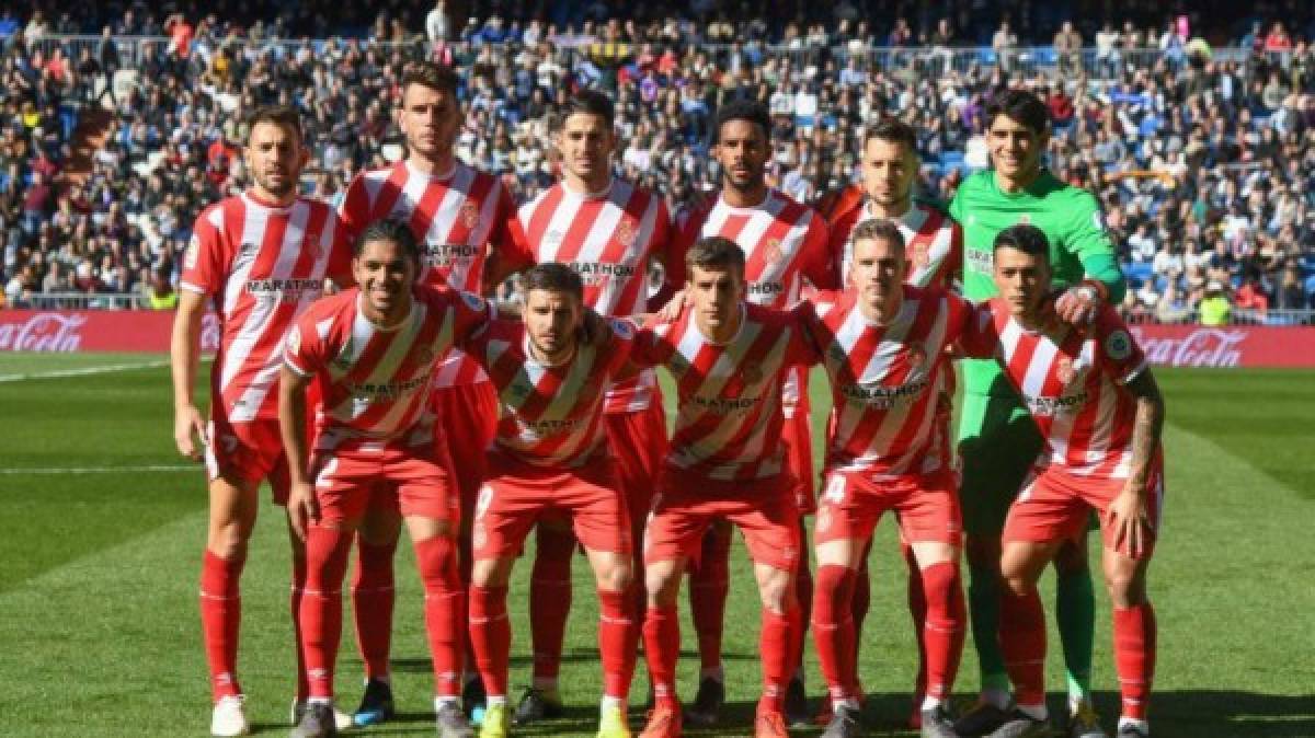 Y este fue el 11 titular del Girona FC para el duelo ante Real Madrid. Choco Lozano no fue titular e ingresó en la segunda parte.