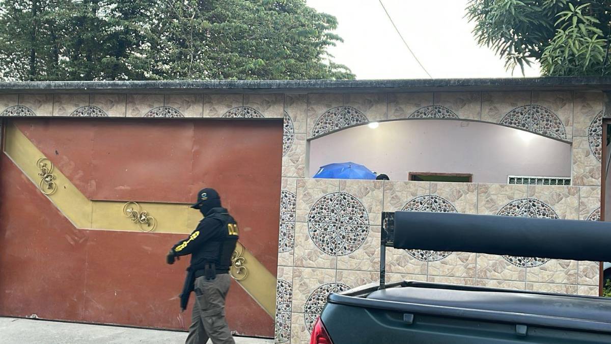 Operativo del Ministerio Público en la Entrada, Copán.