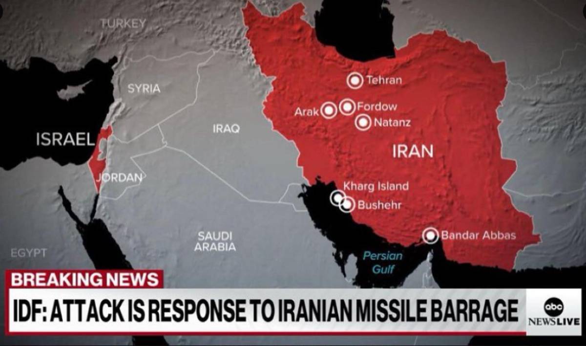 Israel lanza un ataque contra Irán