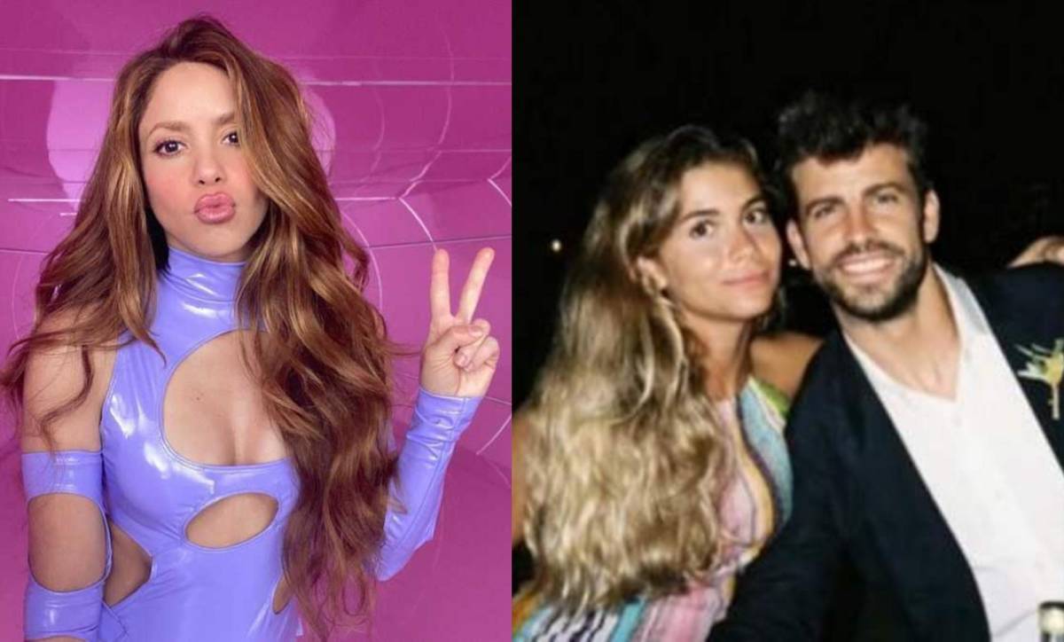 Piqué aún no ha retirado las fotos de Shakira en su oficina, donde trabaja con su novia Clara Chía Marti