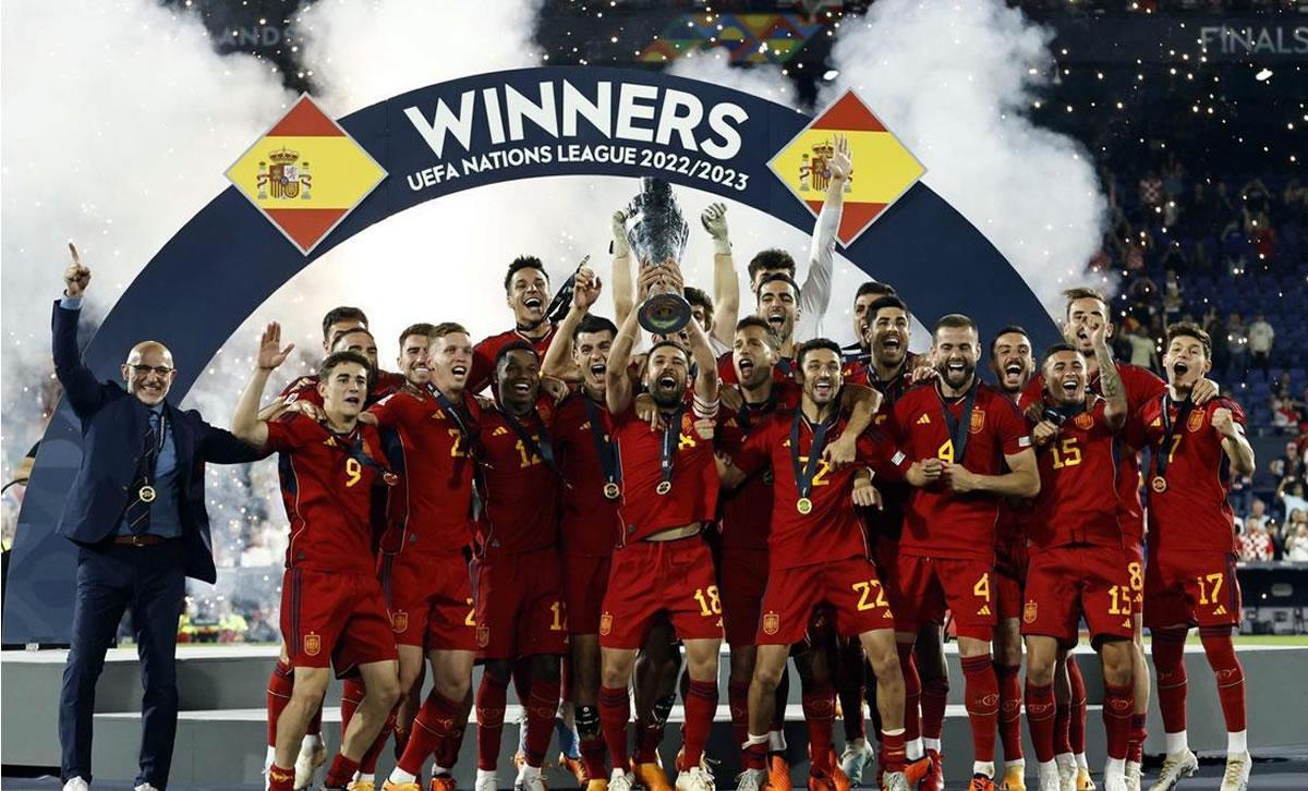 La Selección de España es el último campeón de la UEFA Nations League.