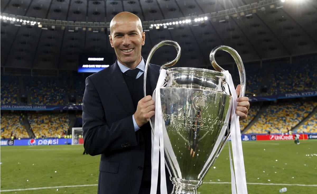 Zidane conquistó 11 títulos como entrenador del Real Madrid en 209 partidos, uno cada 19 encuentros.