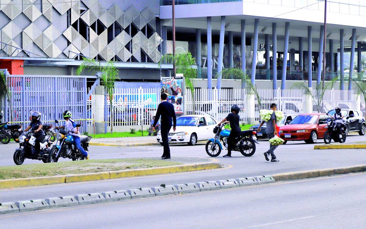 Al menos 10 accidentes de motos al día se dan en San Pedro Sula