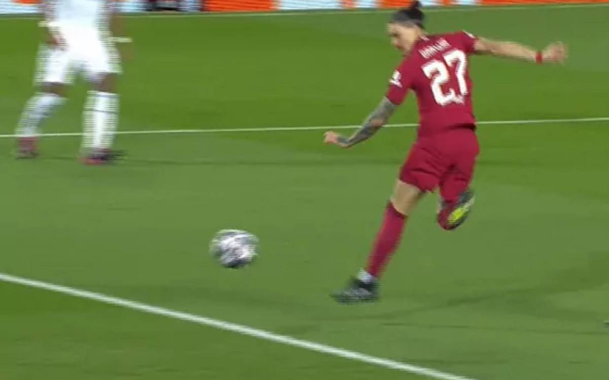El golazo de taco de Darwin Núñez en el Liverpool - Real Madrid