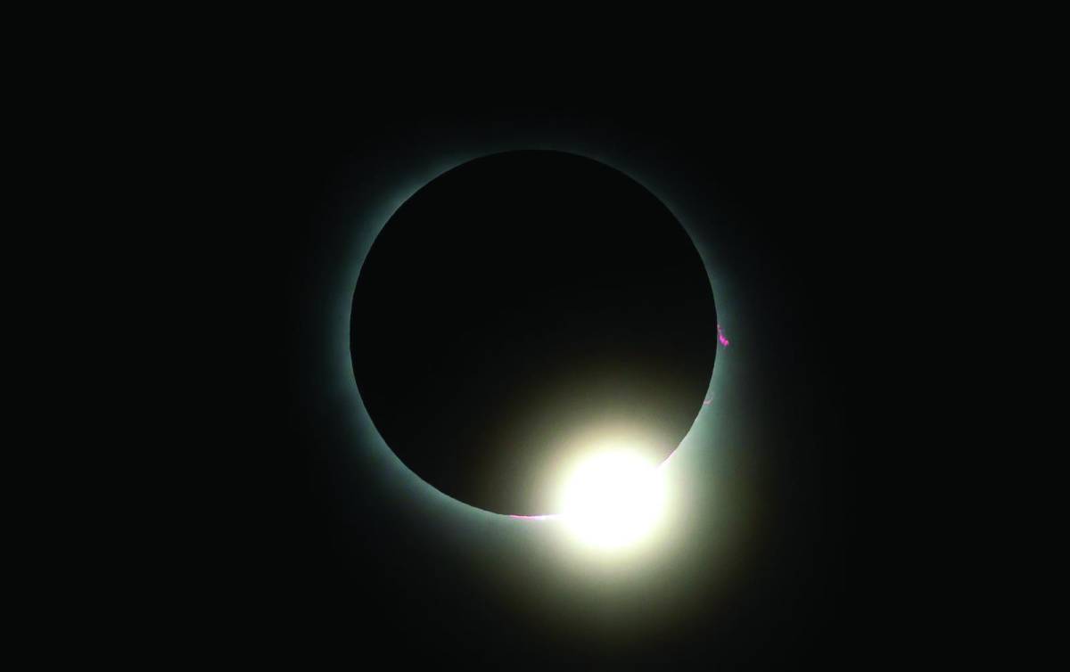 <b>Foto del eclipse en México.</b>