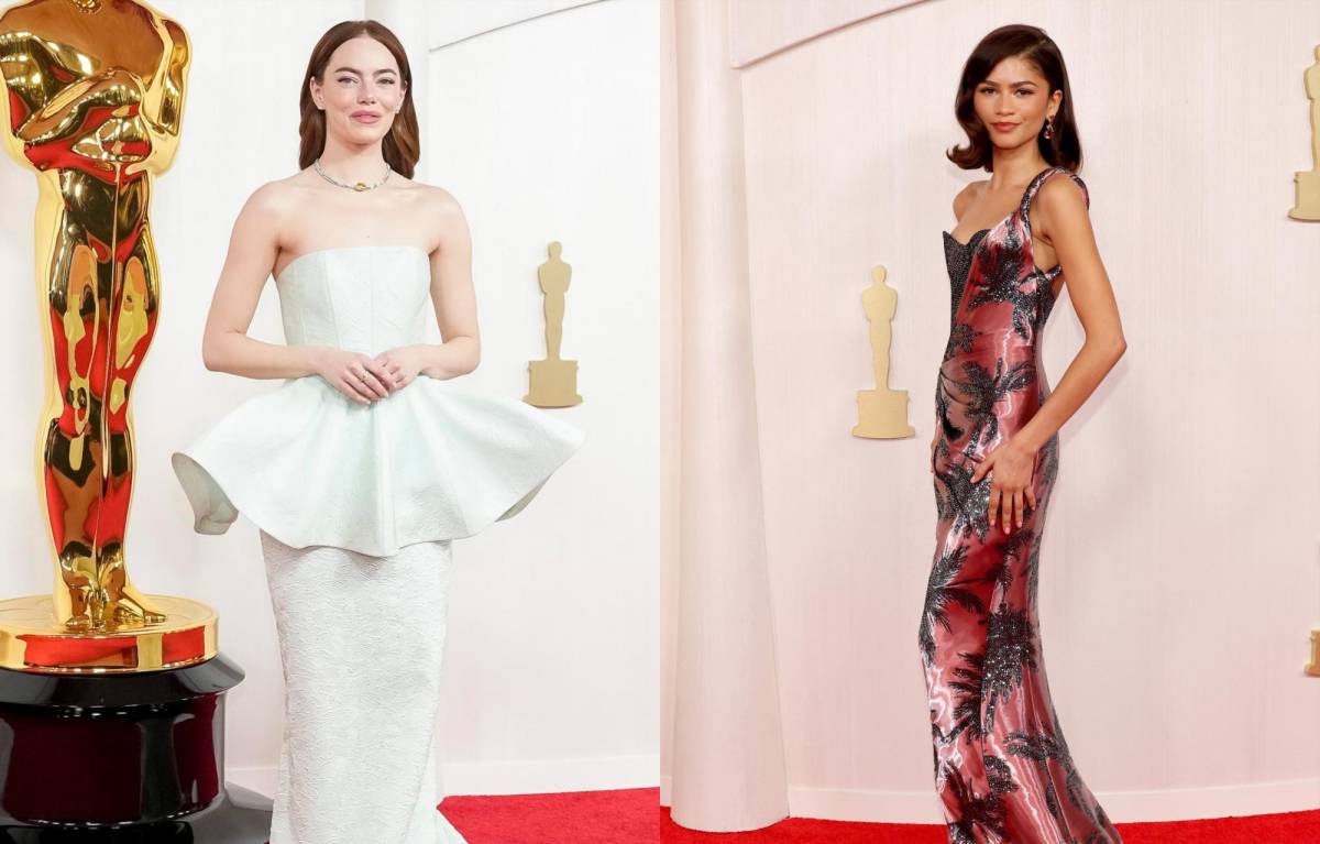 Oscars 2024: Emma Stone y Zendaya lucen elegantes y sofisticadas en la alfombra roja