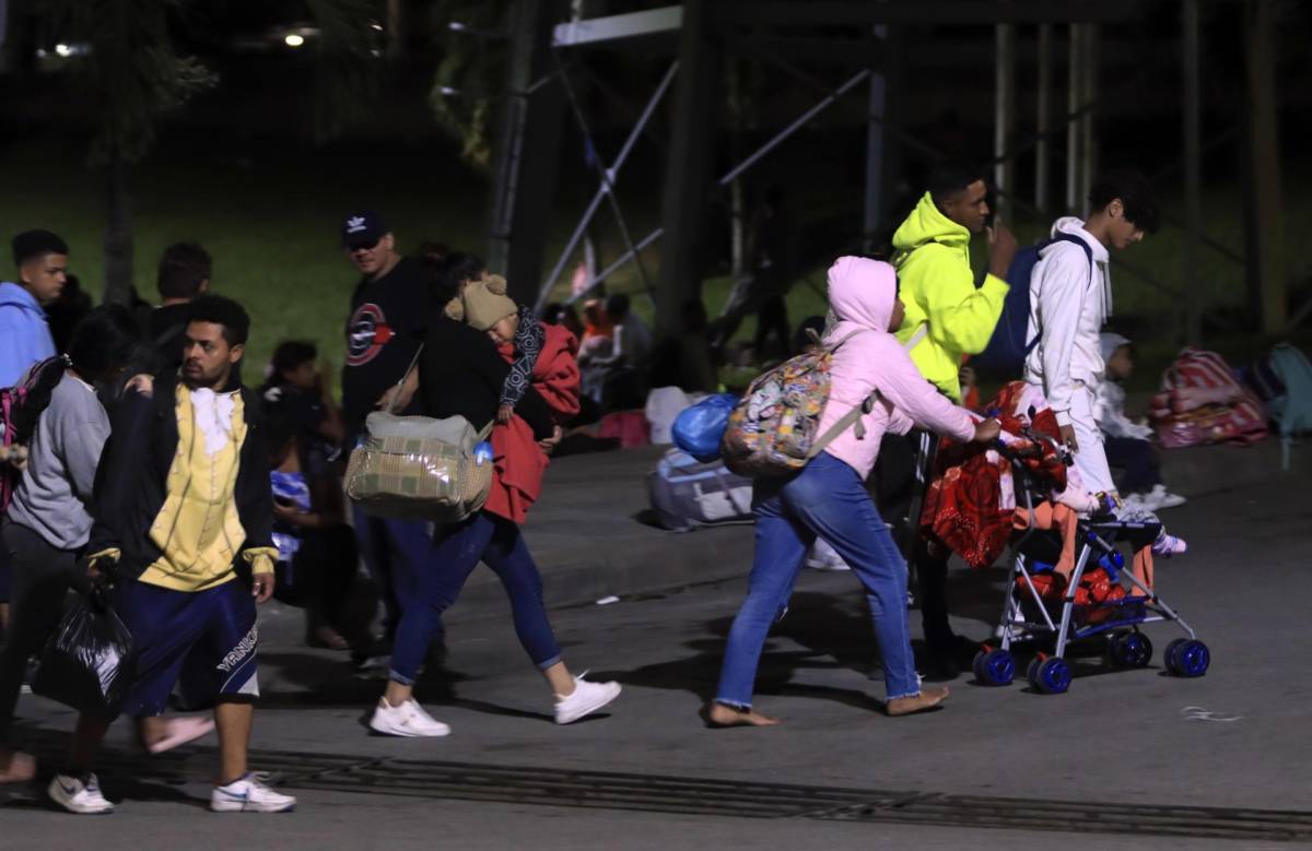 Los 500 migrantes fueron retenidos por las autoridades guatemaltecas.