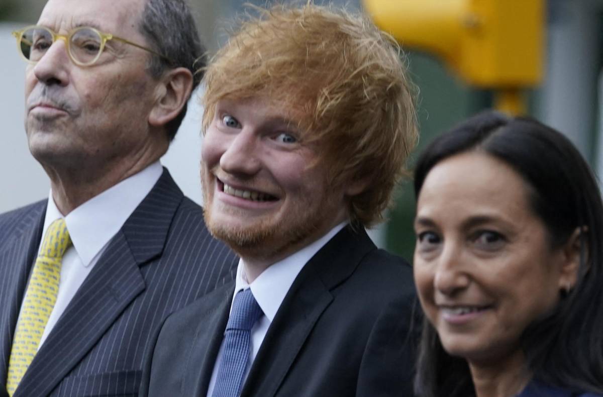 Ed Sheeran está muy feliz por la decisión del jurado.