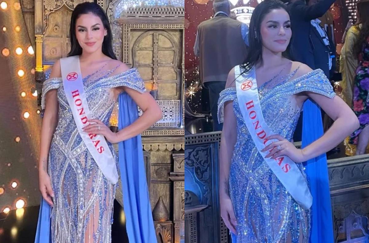 Miss Honduras Mundo lució un vestido de diseñador venezolano en la gala final