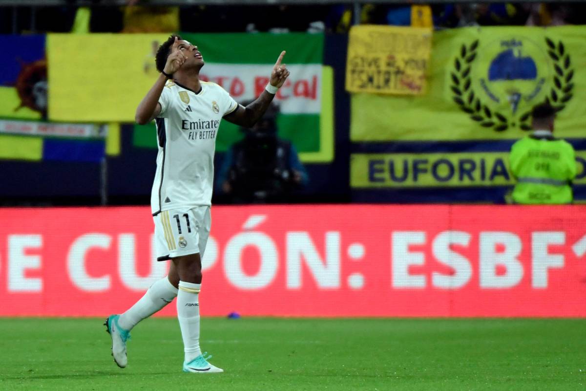 Rodrygo fue el anotador de los primeros dos goles del Real Madrid (13’ y 63’). (FOTO: AFP)