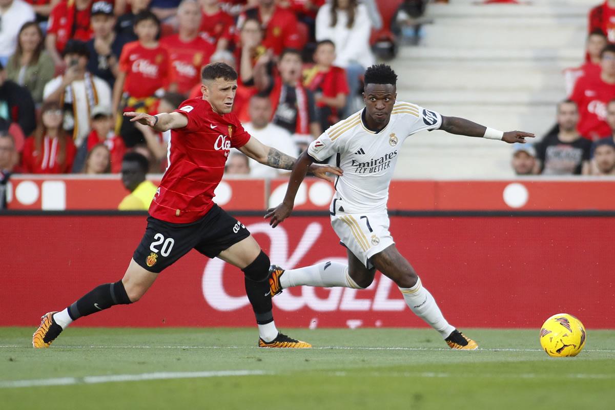 Vinicius tuvo casi media hora de juego en el partido. El brasileño fue suplente.