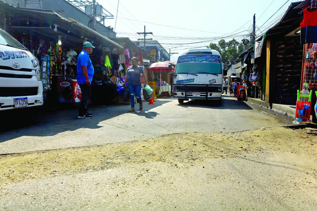 El pavimento de San Pedro Sula ya cumplió su vida útil