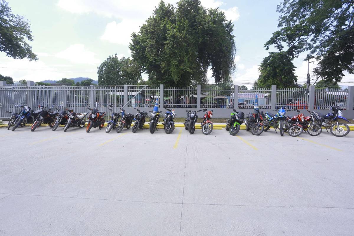 Más de 30 motocicletas decomisadas por carreras clandestinas en San Pedro Sula
