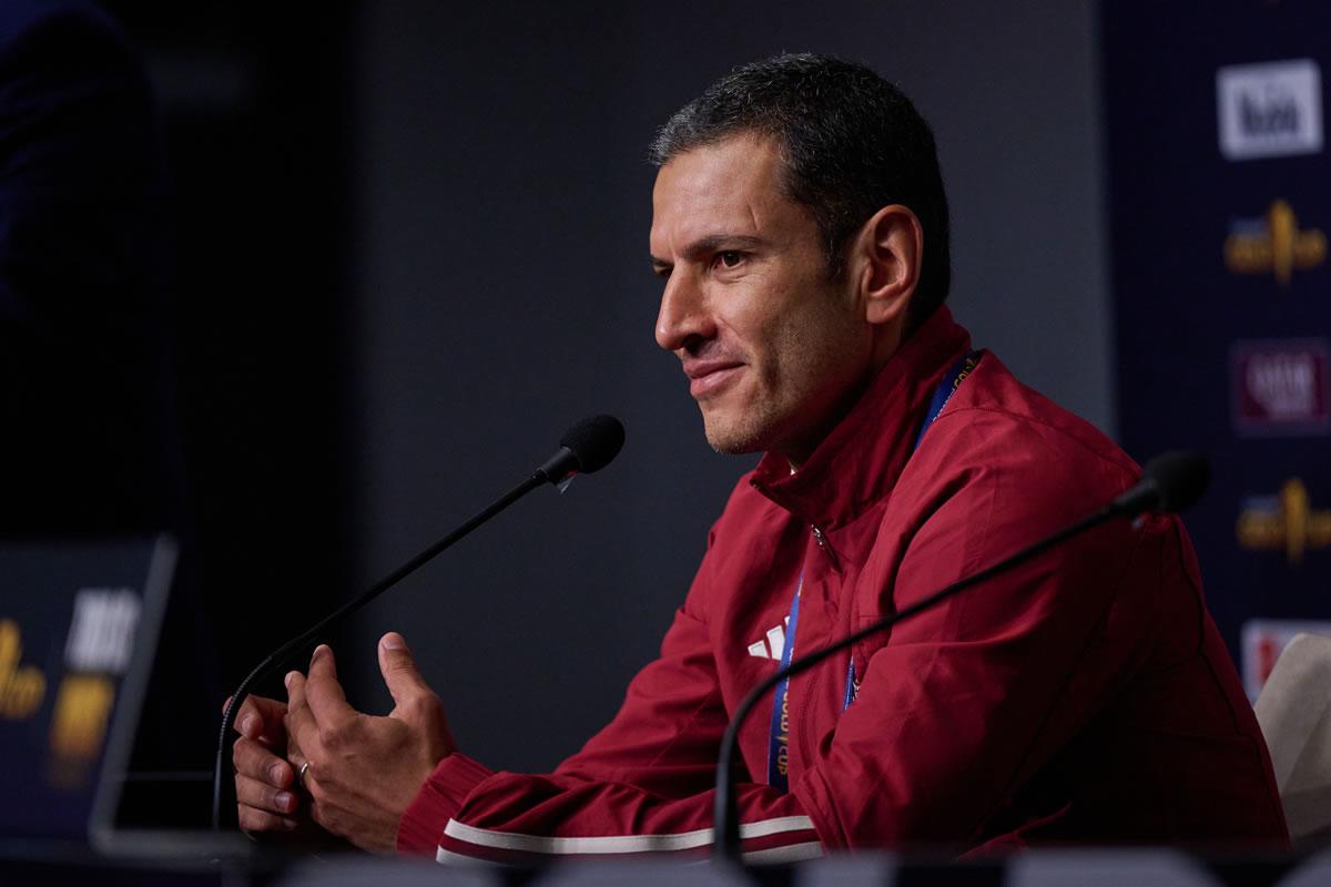 Jaime Lozano durante la conferencia de prensa previo al partido contra Costa Rica.