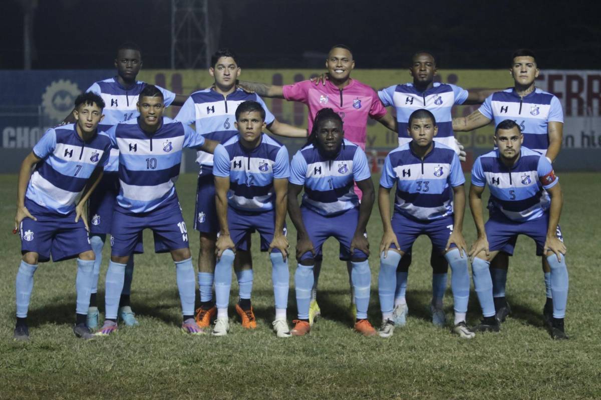 El 11 titular del Honduras Progreso que goleó 3-0 al Oro Verde