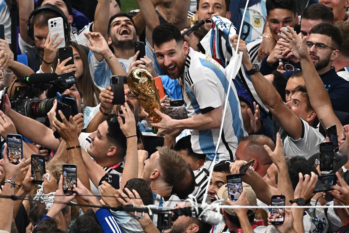 Messi llegaría a Arabia Saudita como campeón del mundo con Argentina.