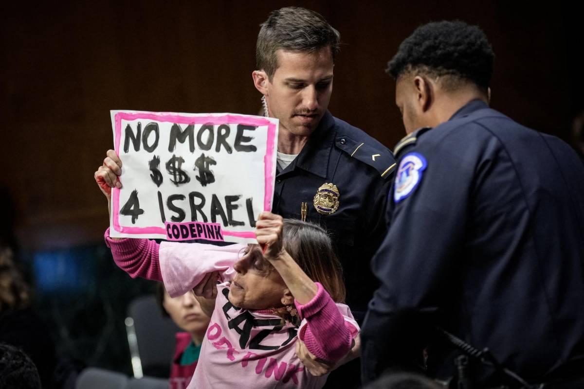 Interrumpen una audiencia en el Senado de EEUU al grito de: “Alto al fuego ya en Gaza”
