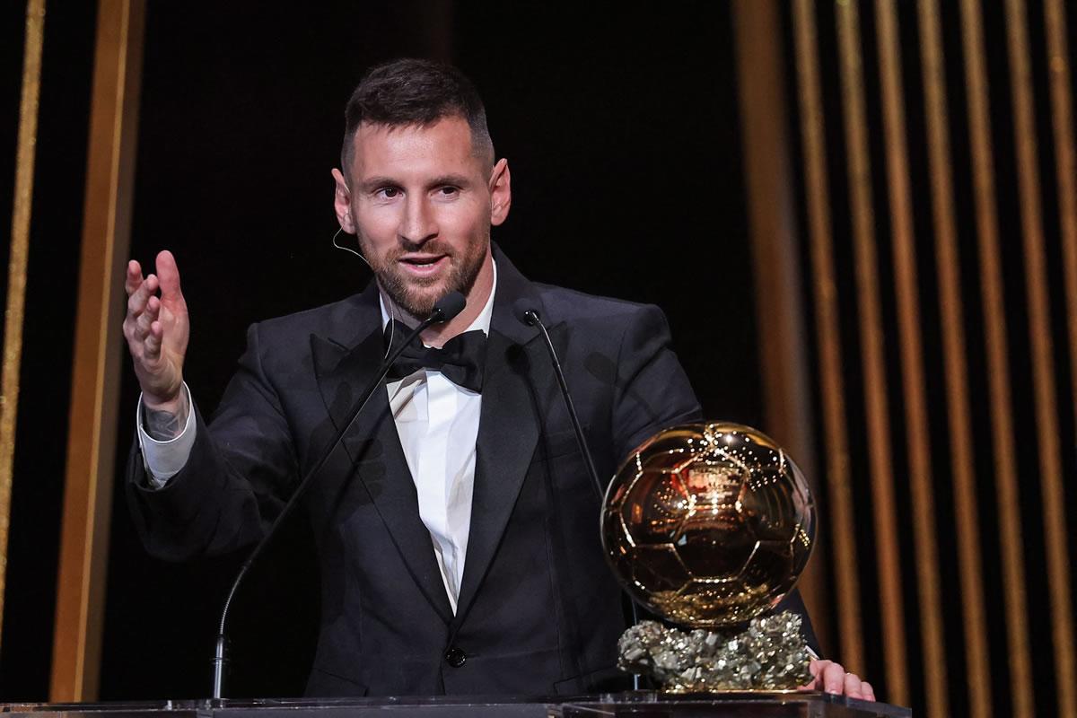 Leo Messi ganó recientemente su octavo Balón de Oro.