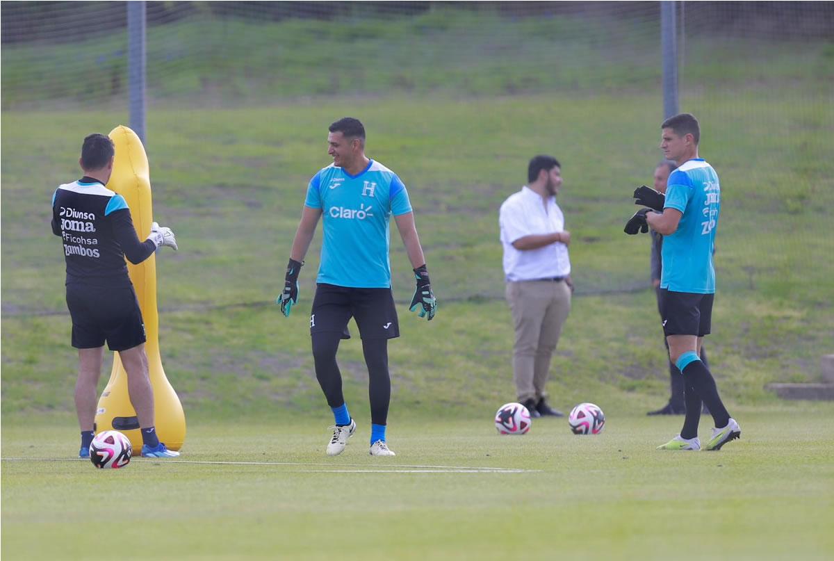 Harold Fonseca y Jonathan Rougier han trabajado intensamente en los entrenamientos de la Selección de Honduras.