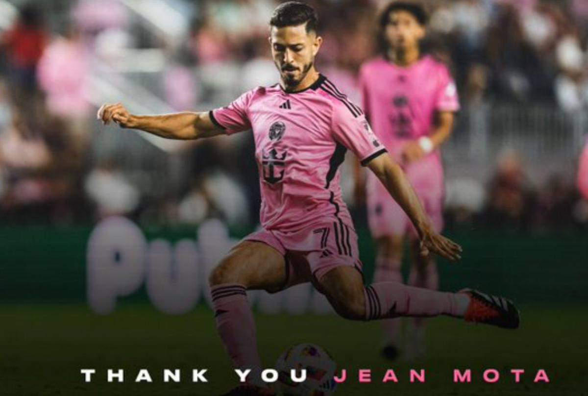 Inter Miami le dio las gracias al centrocampista brasileño Jean Mota.