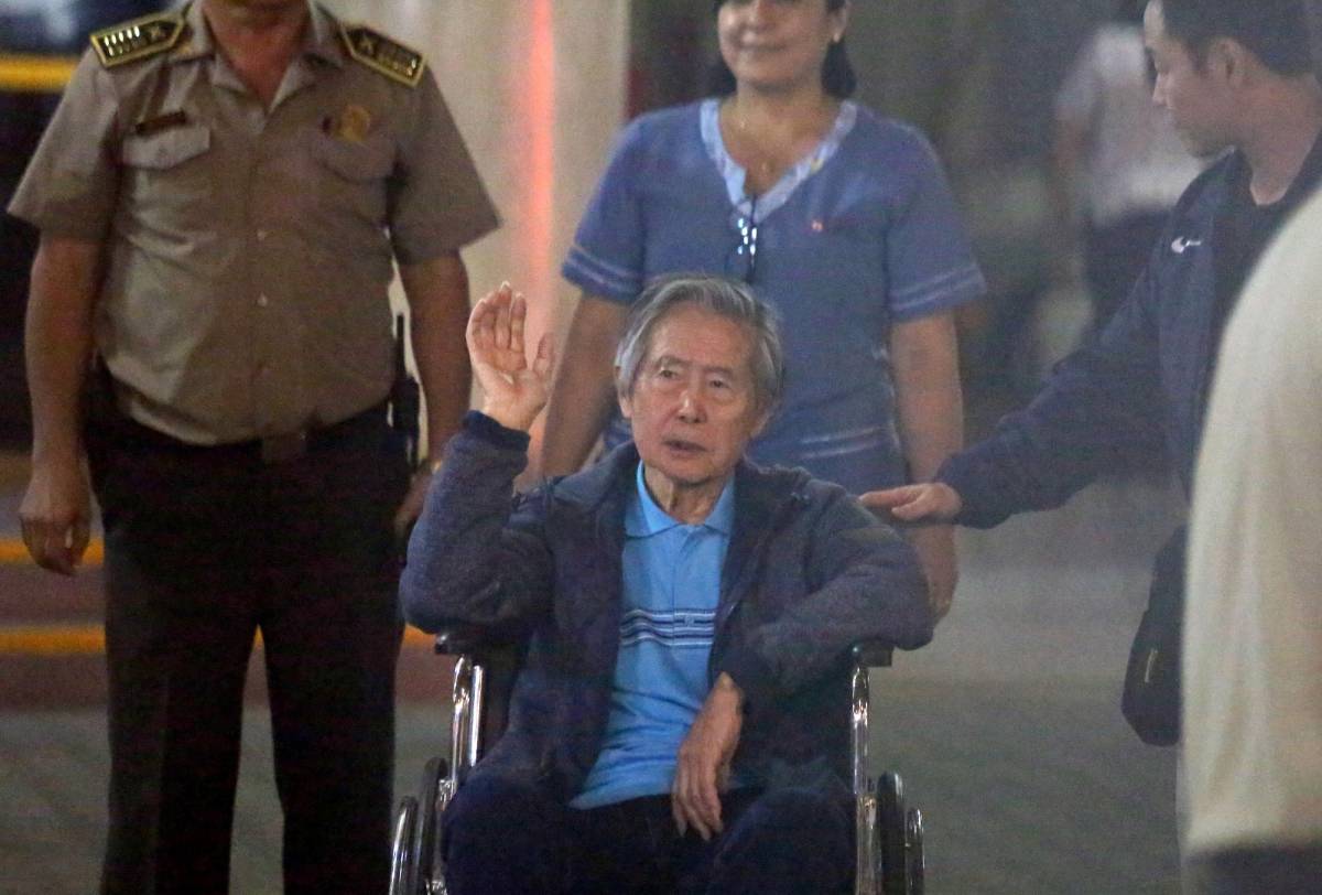 Tribunal de Perú ordena excarcelar a expresidente Alberto Fujimori