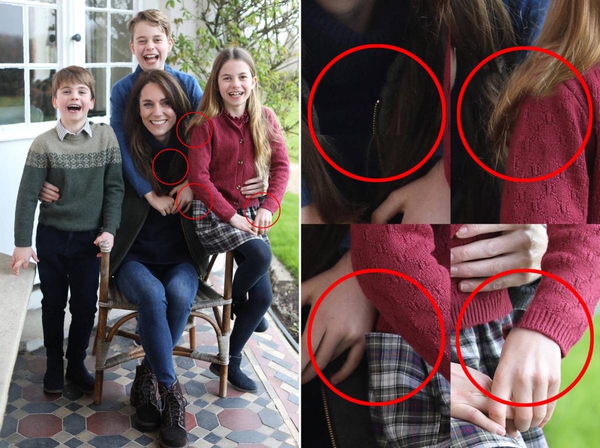 Kate Middleton reconoció haber editado ella misma la imagen que compartió junto a sus hijos por el Día de la Madre en Inglaterra.
