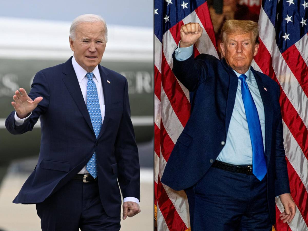 Trump desafía a Biden a debatir “cuando sea y donde sea”