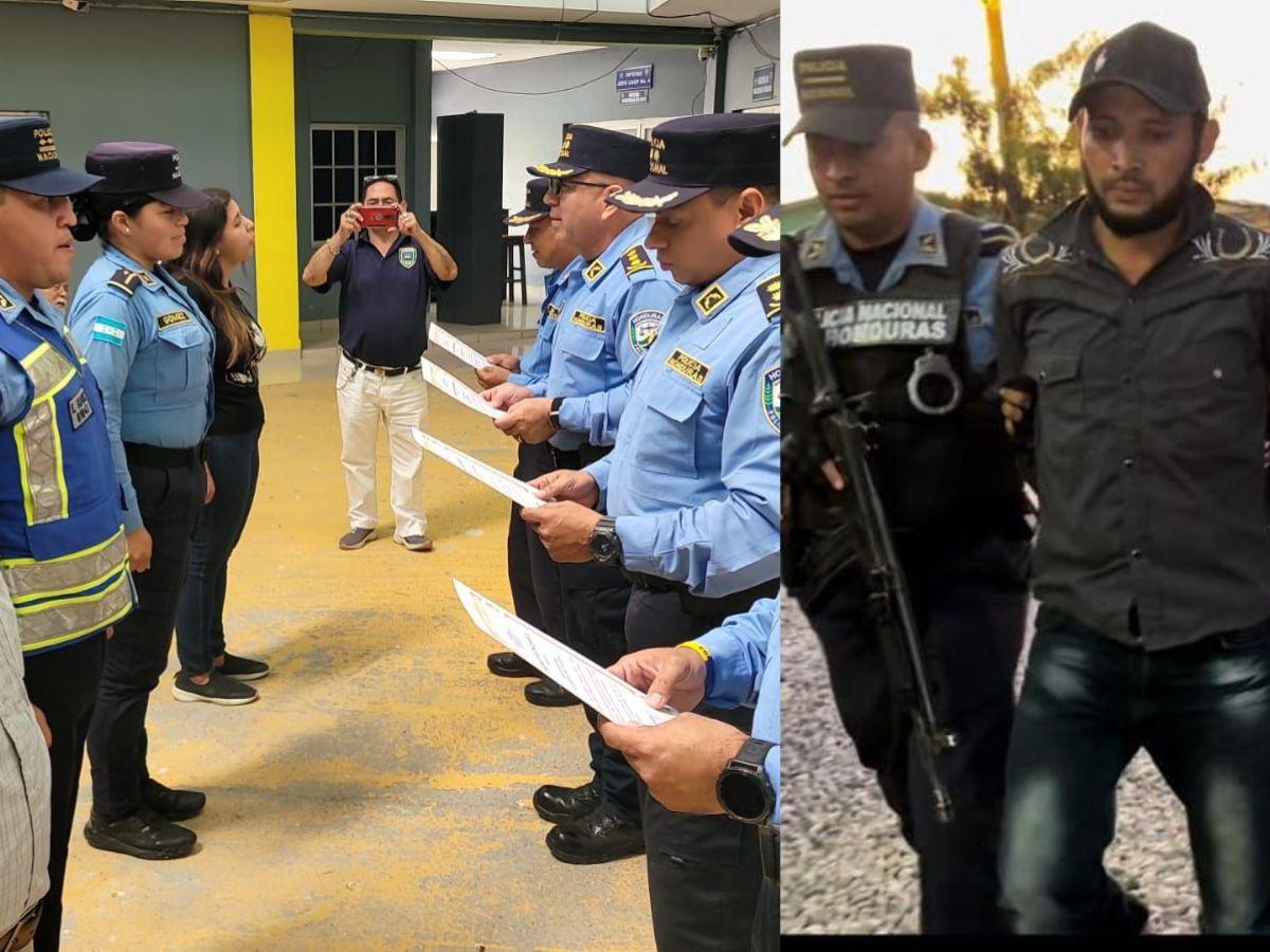 Con allanamientos y retenes carreteros celebró aniversario la Policía en Copán