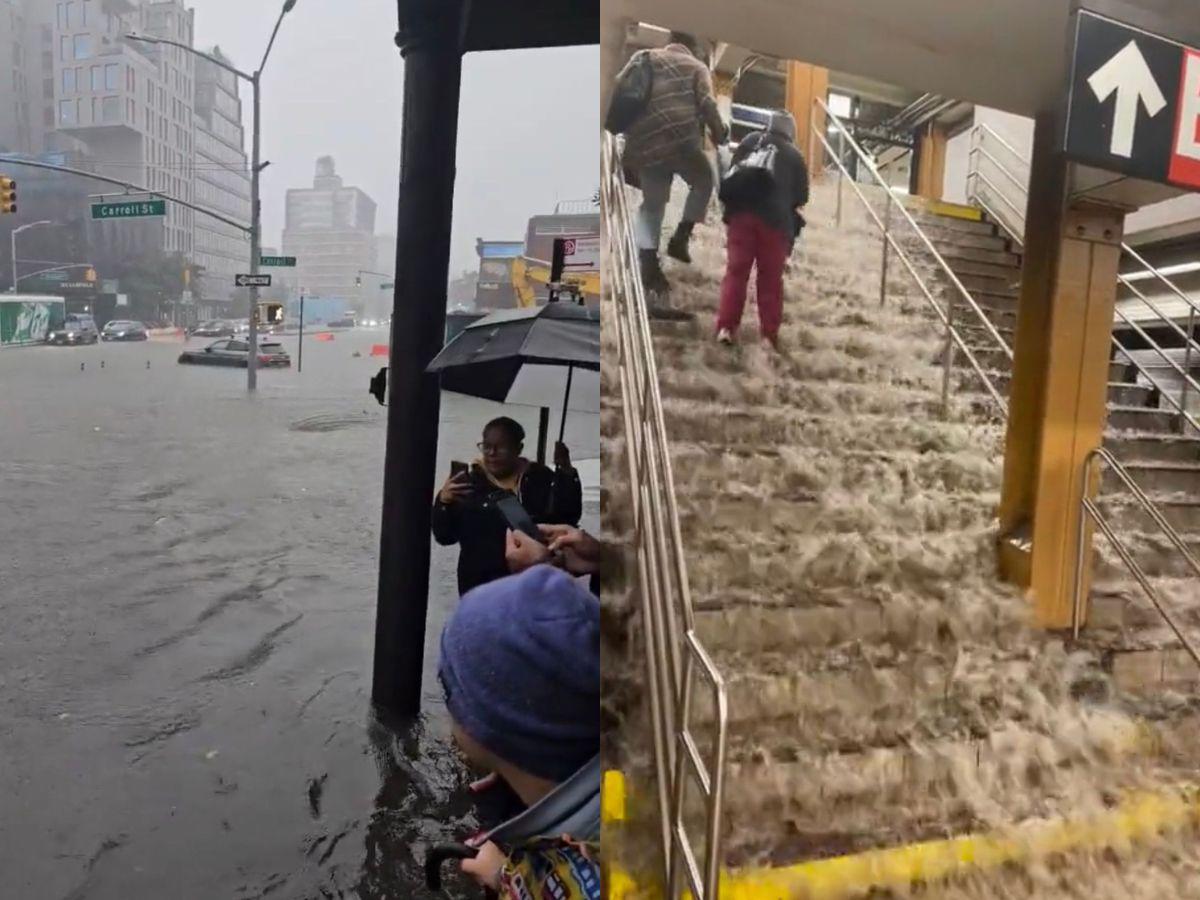 Nueva York en alerta por lluvias e inundaciones